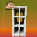 آجر سفال نیمه تیغه 20*10