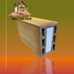 آجر سفال فومدار تیغه با ابعاد ۴۰×۲۰×۱۵