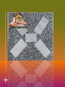 موزاییک پروانه ای مشکی 40*40